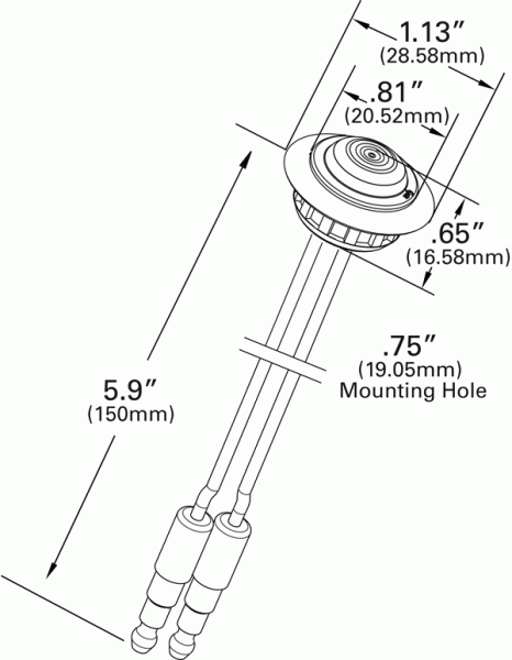 Grote Micronova Dot LED Clearance Marker Lights Red 49262 - image 1 of 1